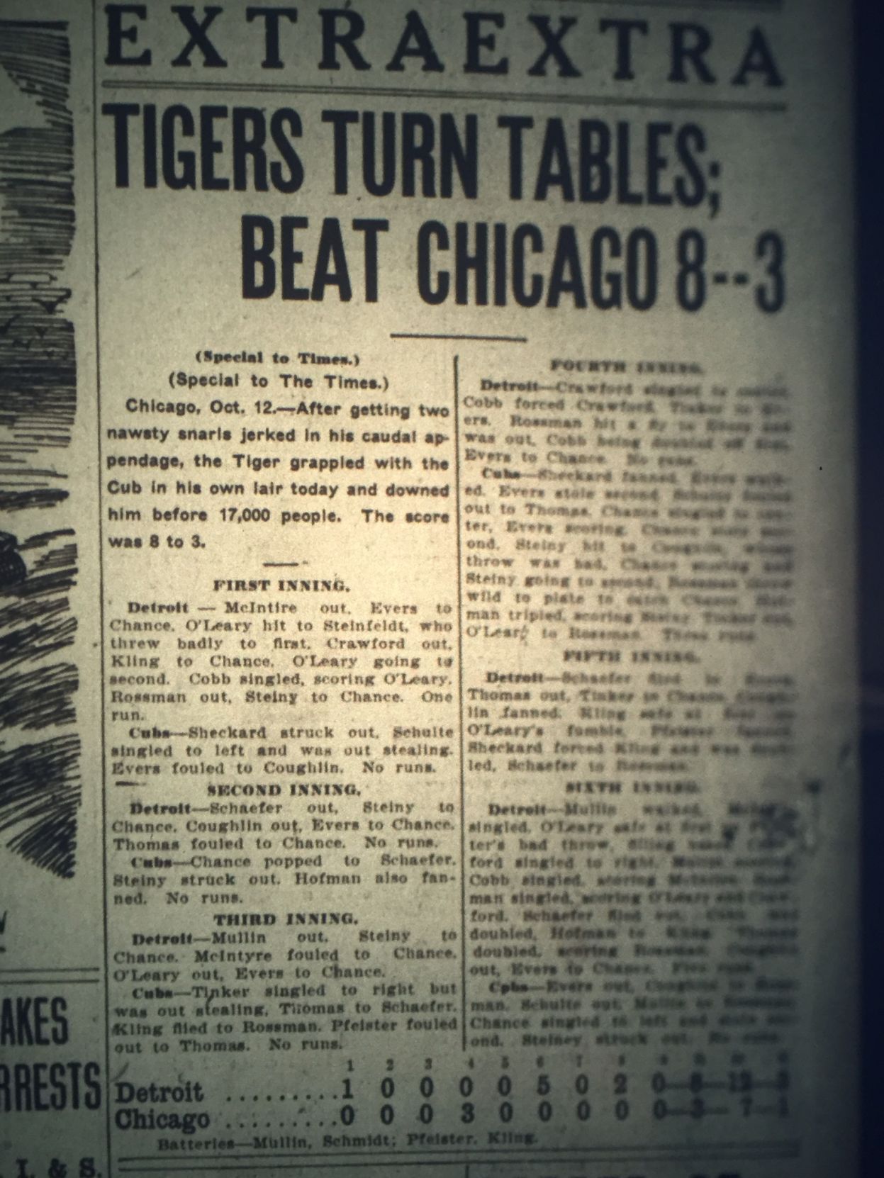 Tigers win Game 3